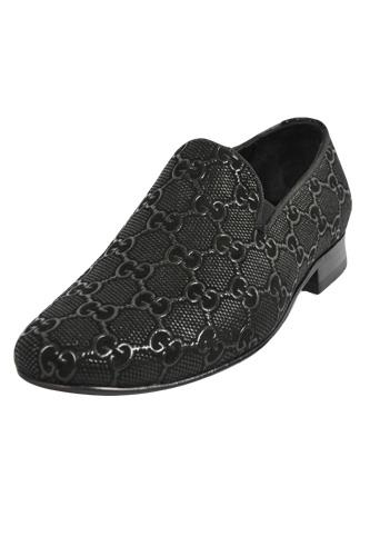 GUCCI Men Dress Shoes Embossed With GG Monograms 288