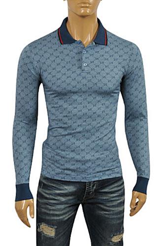 gucci men's long sleeve shirts