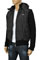 Mens Designer Clothes | EMPORIO ARMANI Men's Jacket With Removable Sleeves & Hoodie #102 View 1