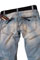 Mens Designer Clothes | EMPORIO ARMANI Mens Washed Jeans With Belt #98 View 4