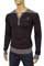 Mens Designer Clothes | EMPORIO ARMANI Button Up Body Sweater #103 View 1