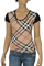 Womens Designer Clothes | BURBERRY Ladies Short Sleeve Tee #47 View 1