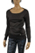Womens Designer Clothes | ROBERTO CAVALLI Ladies’ Knit Long Sleeve Top #273 View 2