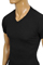 Mens Designer Clothes | DOLCE & GABBANA Men’s V-Neck Short Sleeve Tee #189 View 4