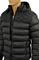 Mens Designer Clothes | GUCCI Men's Hooded Warm Jacket In Black #139 View 2