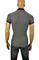 Mens Designer Clothes | GUCCI Men’s Cotton Polo Shirt In Gray #320 View 3