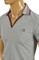 Mens Designer Clothes | GUCCI Men’s Cotton Polo Shirt In Gray #321 View 5