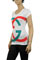Womens Designer Clothes | GUCCI Ladies Short Sleeve Top #82 View 1