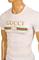 Mens Designer Clothes | GUCCI Men's T-Shirt In White #208 View 5