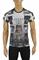 Mens Designer Clothes | GUCCI Cotton T-Shirt With Angry Cats Print #240 View 1