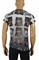 Mens Designer Clothes | GUCCI Cotton T-Shirt With Angry Cats Print #240 View 2