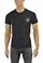 Mens Designer Clothes | GUCCI Cotton T-Shirt with Angry Cat Embroidery #246 View 1