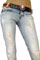 Womens Designer Clothes | GUCCI Ladies Capri/Jeans With Belt #38 View 3