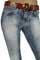 Womens Designer Clothes | GUCCI Lady's Jeans With Belt #7 View 3