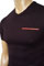 Mens Designer Clothes | PRADA V-Neck Short Sleeve Tee #55 View 3
