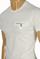 Mens Designer Clothes | PRADA Men's White Fitted T-Shirt #97 View 5