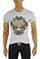Mens Designer Clothes | VERSACE Men's T-Shirt With Front Print #107 View 1