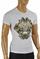 Mens Designer Clothes | VERSACE Men's T-Shirt With Front Print #107 View 2