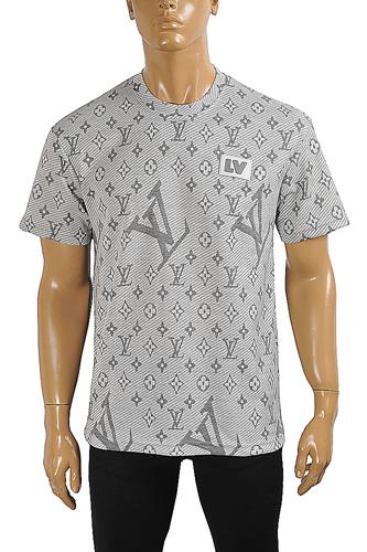 LOUIS VUITTON men’s monogram print t-shirt 22