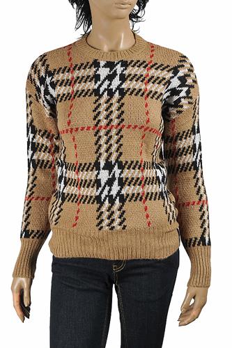 BURBERRY women’s round neck knitted sweater 271