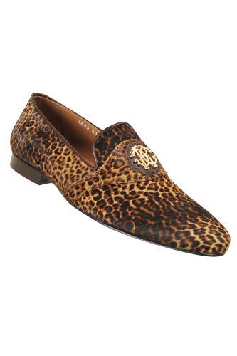 ROBERTO CAVALLI Men’s leopard Loafers Shoes 294