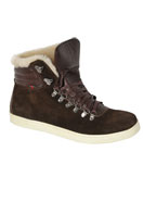GUCCI High Leather Boots For Men With Fur On Top #216