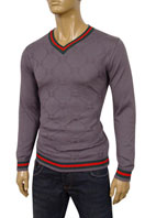 GUCCI Mens V-Neck Fitted Sweater #21