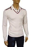 GUCCI Mens V-Neck Polo Style Sweater #27