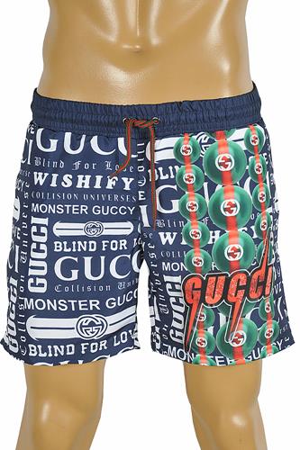 GUCCI logo print swim shorts for men 99