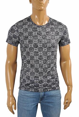 GUCCI cotton T-shirt with GG print 254