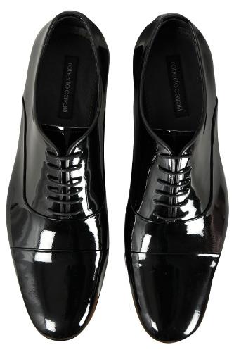 Designer Clothes Shoes | ROBERTO CAVALLI Men’s Oxford Leather Dress Shoes #282