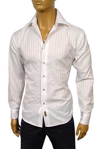 Mens Designer Clothes | ARMANI JEANS Dress Shirt #102