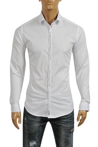 Mens Designer Clothes | EMPORIO ARMANI Men's Dress Shirt #236