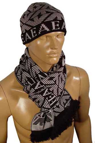 armani hat and scarf