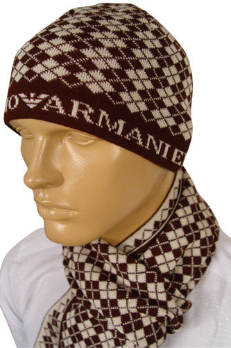 armani hat and scarf