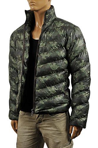 Mens Designer Clothes | ARMANI JEANS Men's Winter Warm Jacket #123