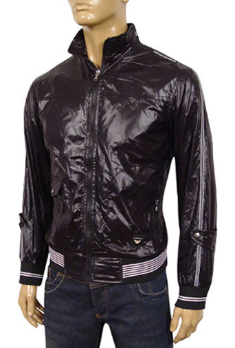 Mens Designer Clothes | EMPORIO ARMANI Zip Up Summer Jacket #66