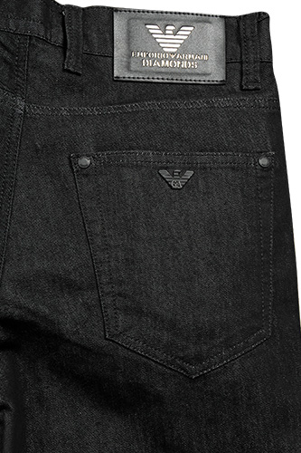 Part Coordinate fight Mens Designer Clothes | EMPORIO ARMANI Men's Classic Jeans In Black #121