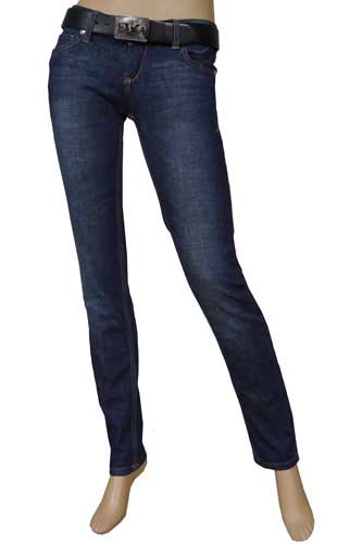 Womens Designer Clothes | EMPORIO ARMANI Ladies Slim Fit Jeans With Belt #75