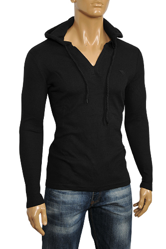 Mens Designer Clothes | EMPORIO ARMANI Men’s Hooded Sweater #145