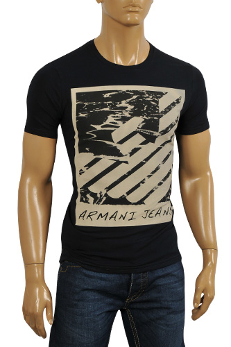 Mens Designer Clothes | ARMANI JEANS Men's T-Shirt #98