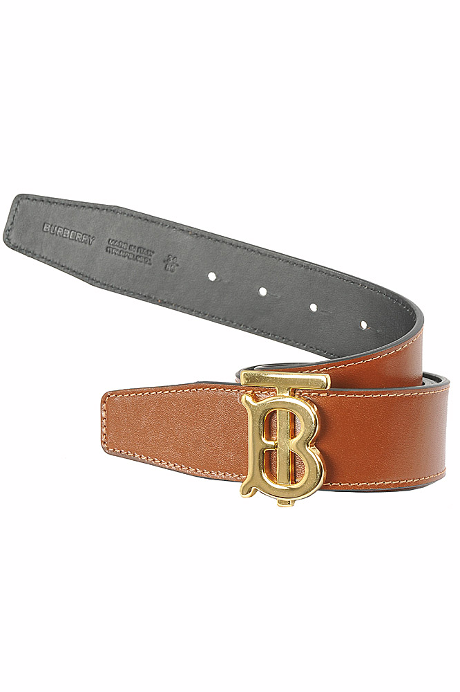 BURBERRY Burberry Tb Reversible Check Belt - Brown for Men