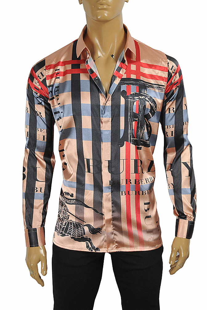 Mens Designer Clothes | BURBERRY men's dress shirt 282