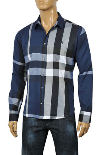 Mens Designer Clothes | BURBERRY Men's Dress Shirt #43