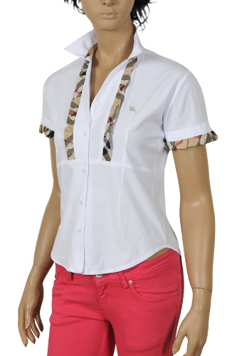 Womens Designer Clothes | BURBERRY Ladies Button Up Shirt #57