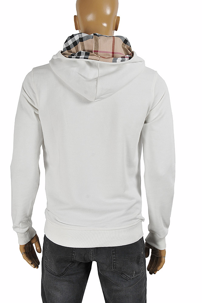 Mens Designer Clothes | BURBERRY men's cotton hoodie with front ...