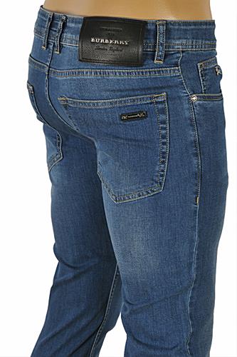 Mens Designer Clothes | BURBERRY Men's Slim Fit/Skinny Legs Jeans In Blue #15