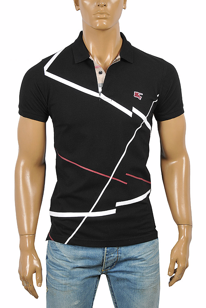 Mens Designer Clothes | BURBERRY Men's Polo Shirt #251