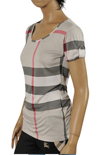 Womens Designer Clothes | BURBERRY Ladies’ Short Sleeve Top/Tunic #146