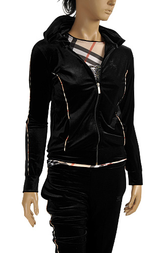 women's burberry jogging suit